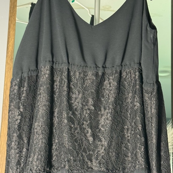 Forever 21 Black Tiered Maxi Dress Spaghetti Strap - Picture 6 of 10